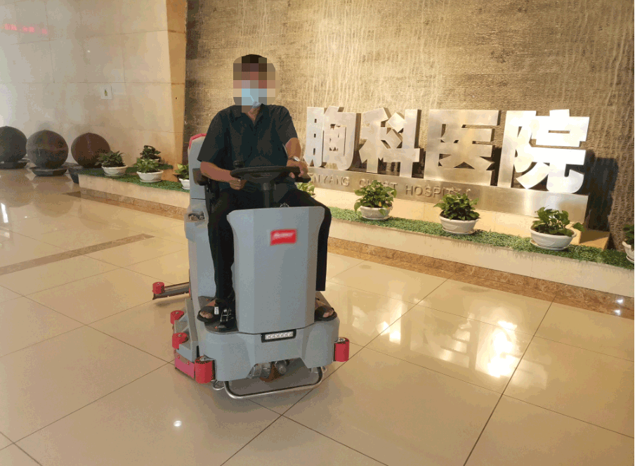 醫院靜音洗地機,洗掃一體機