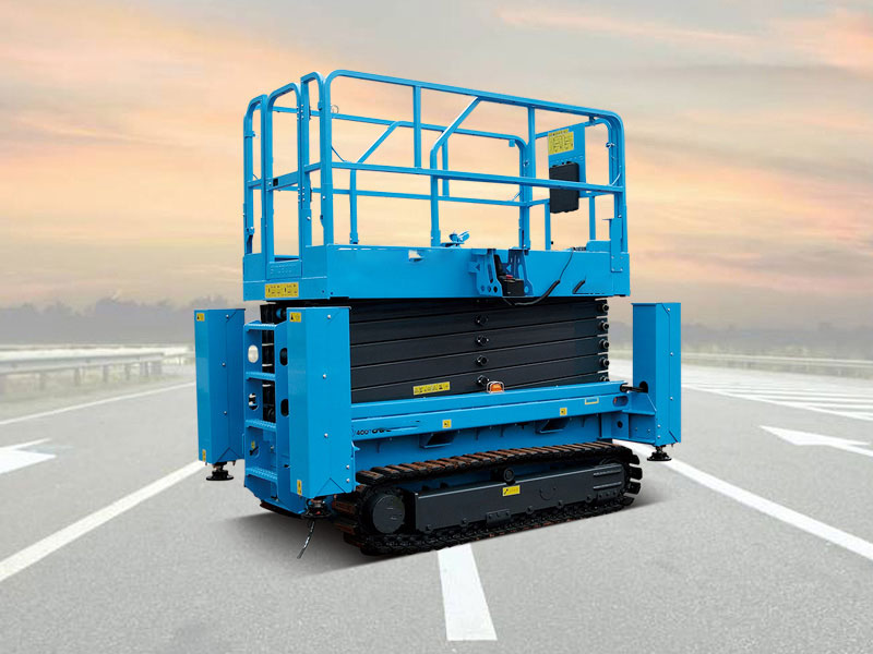 1215ET履帶剪叉式電動高空車